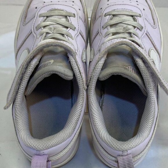 Nike Court Borough Low 2 Hook & Loop Leather Sneakers Lilac White 13C - Picture 11 of 12